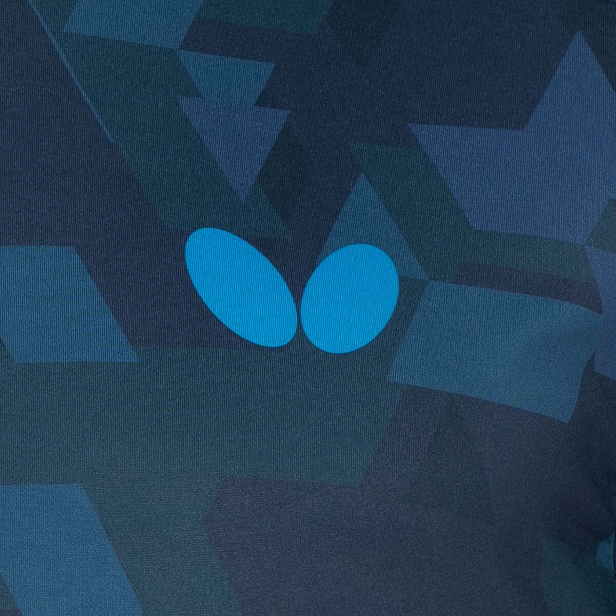 Butterfly Ageo Shirt - Night Blue - Front - Logo